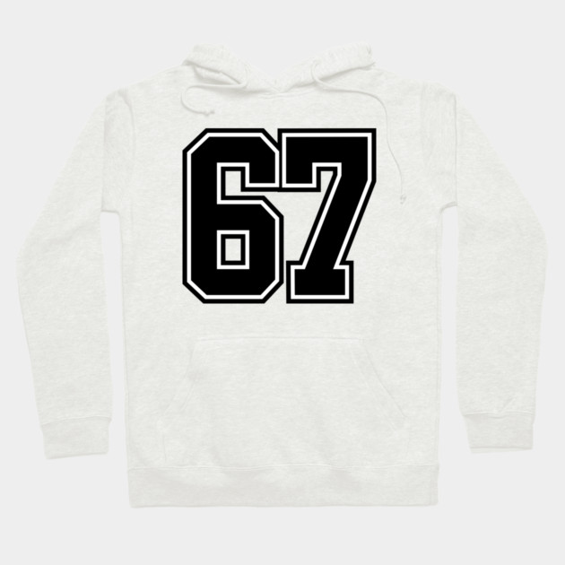 67 Hoodie by Creatifly Graphic Tees