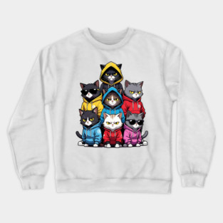 Cat Gang Crewneck Sweatshirt