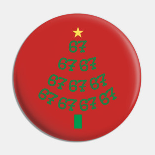 67 Christmas Tree Pin