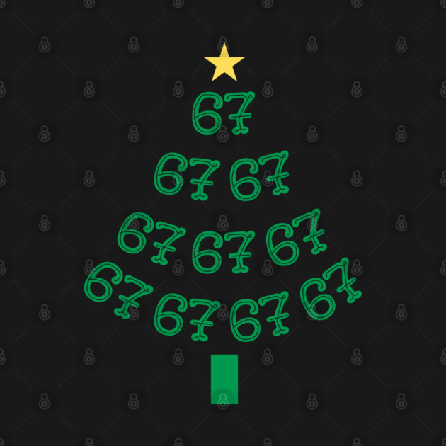67 Christmas Tree by Creatifly Graphic Tees
