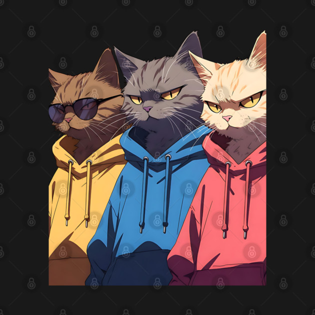 Cat Gang by Pixel Threads 
