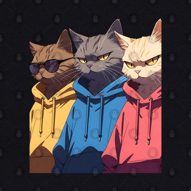 Cat Gang by Pixel Threads 