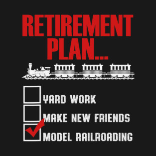 S52 Model Train Trains Model Railroad Railway (56) T-Shirt