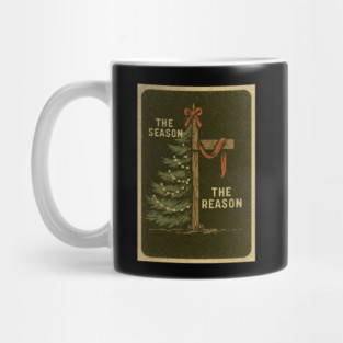 The Season The Reason Vintage Christmas Christian Faith Jesus Christ Mug