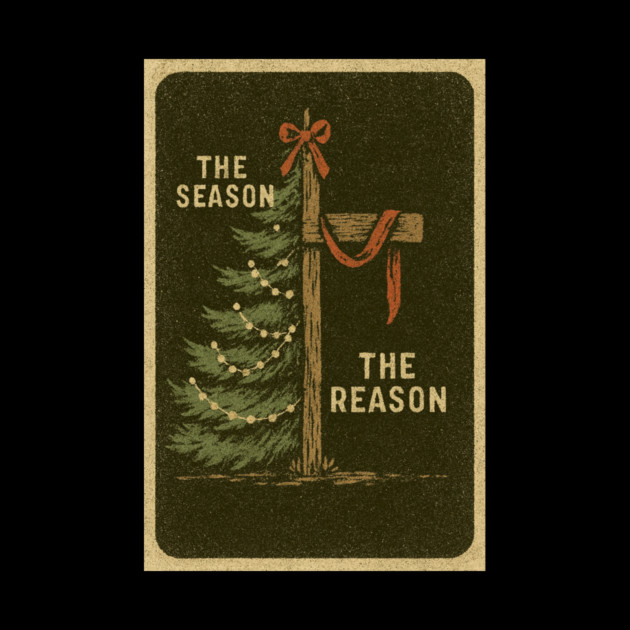 The Season The Reason Vintage Christmas Christian Faith Jesus Christ by logiamerch