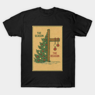 The Season The Reason Vintage Christmas Christian Faith Jesus Christ T-Shirt