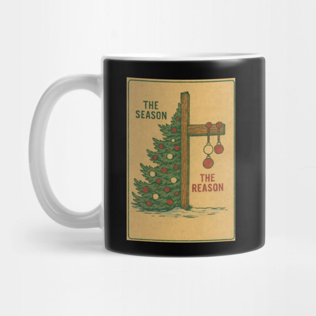 The Season The Reason Vintage Christmas Christian Faith Jesus Christ by logiamerch