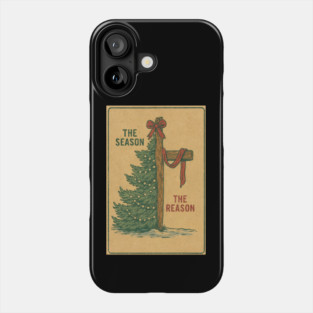 The Season The Reason Vintage Christmas Christian Faith Jesus Christ Phone Case