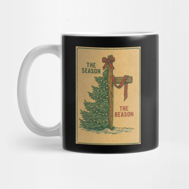 The Season The Reason Vintage Christmas Christian Faith Jesus Christ by logiamerch