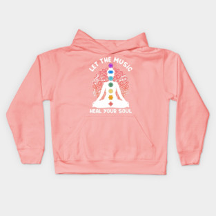 Musik Yoga Let The Music Heal Your Soul  Yoga Kids Hoodie