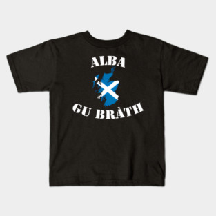 Alba Gu Brath Scotland Kids T-Shirt