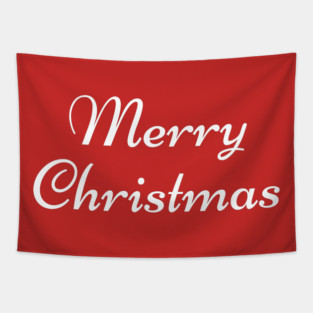 Merry Christmas Tapestry