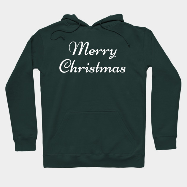 Merry Christmas Hoodie by Creatifly Graphic Tees
