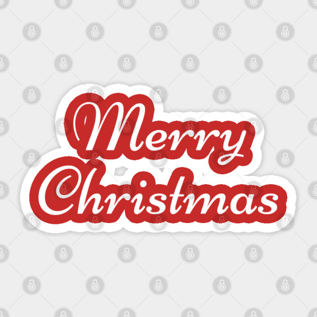 Merry Christmas Sticker by Creatifly Graphic Tees