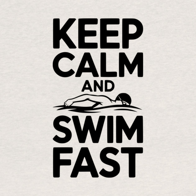 Keep Calm and Swim Fast by Frank Ring