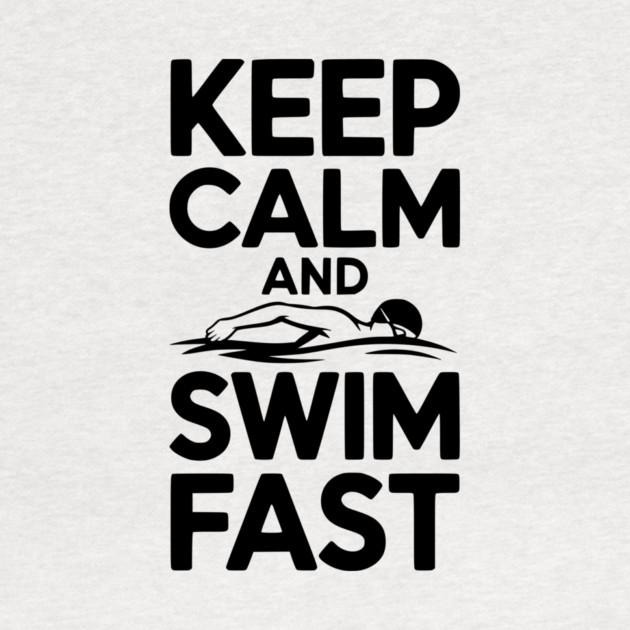 Keep Calm and Swim Fast by Frank Ring