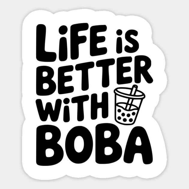 Life is Better with Boba Magnet by Frank Ring