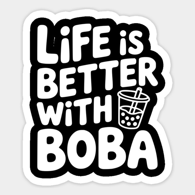 Life is Better with Boba Magnet by Frank Ring