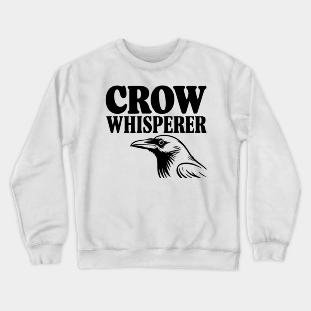 Crow Whisperer Crewneck Sweatshirt by Frank Ring
