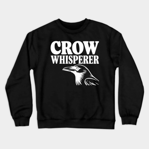 Crow Whisperer Crewneck Sweatshirt by Frank Ring