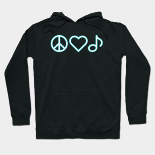 Peace Love Music Hoodie