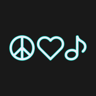 Peace Love Music T-Shirt