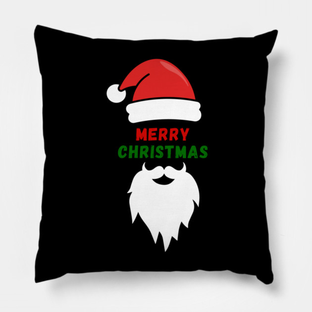 merry christmas Pillow by Creatifly Graphic Tees