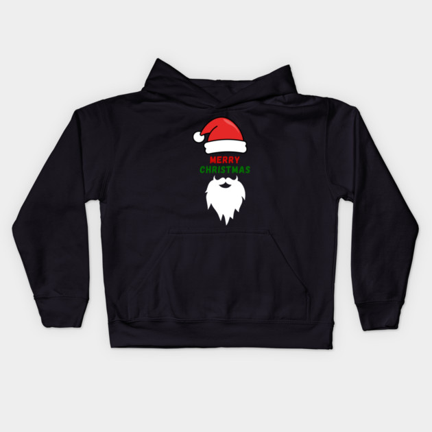 merry christmas Kids Hoodie by Creatifly Graphic Tees