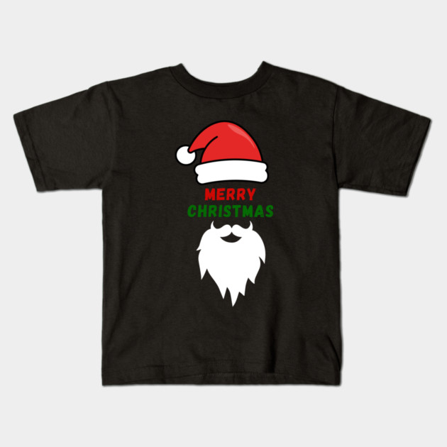 merry christmas Kids T-Shirt by Creatifly Graphic Tees