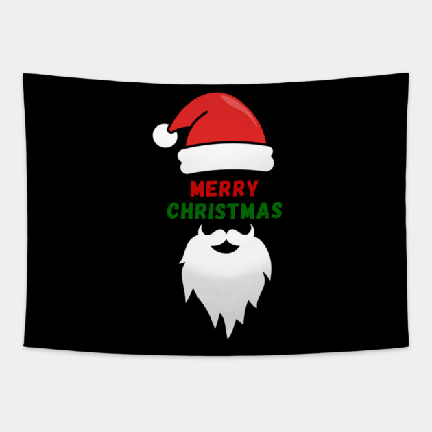 merry christmas Tapestry by Creatifly Graphic Tees