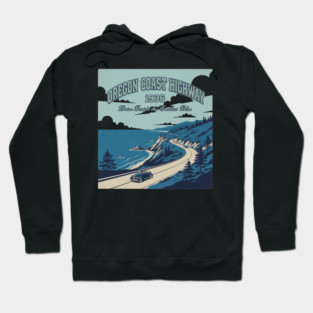 Oregon Coast Highway 1936 Classic Car Hoodie