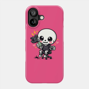 Tattoo Apprentice Kawaii Skeleton Phone Case