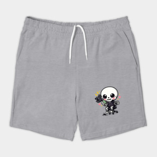 Tattoo Apprentice Kawaii Skeleton Shorts
