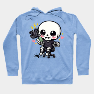 Tattoo Apprentice Kawaii Skeleton Hoodie