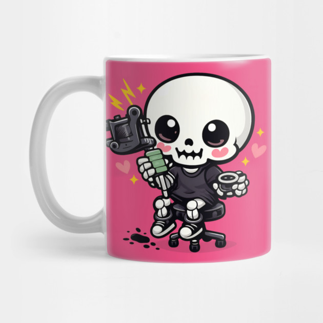 Tattoo Apprentice Kawaii Skeleton by Demian Stipatio
