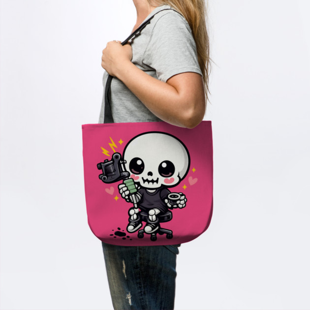 Tattoo Apprentice Kawaii Skeleton by Demian Stipatio