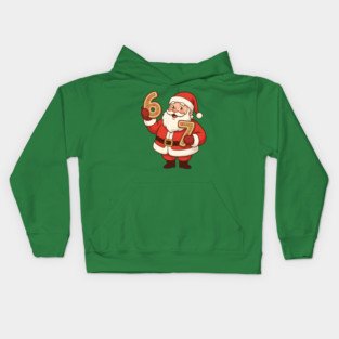 santa 67 gingerbread Kids Hoodie