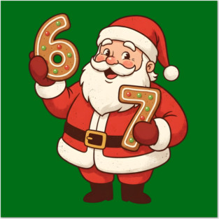 santa 67 gingerbread Posters and Art