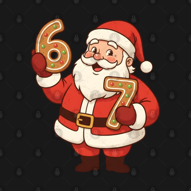 santa 67 gingerbread by Creatifly Graphic Tees