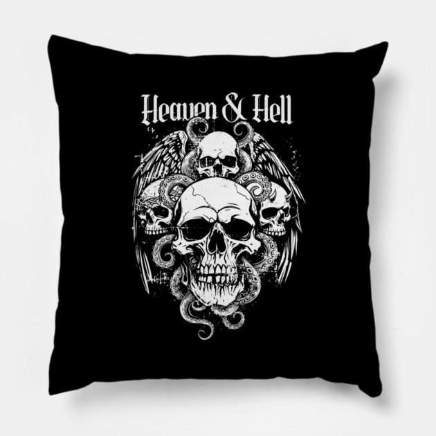 HEAVEN & HELL Pillow by artslaves