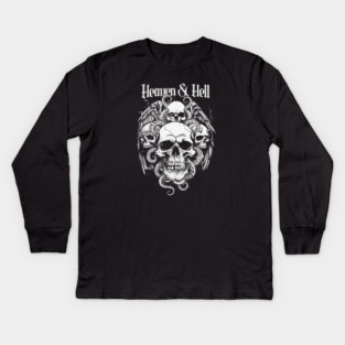HEAVEN & HELL Kids Long Sleeve T-Shirt