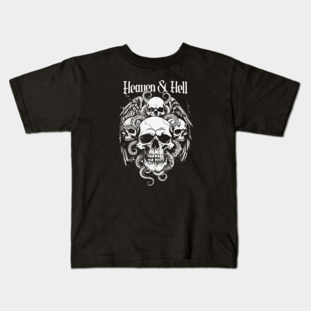 HEAVEN & HELL Kids T-Shirt by artslaves