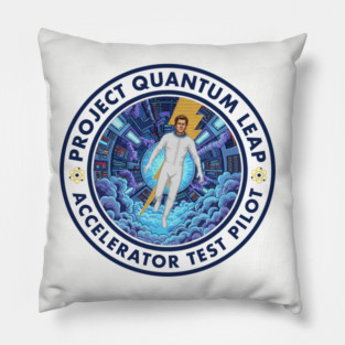 Quantum Leap Accelerator Test Pilot (WH) Pillow