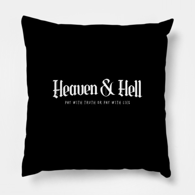 HEAVEN & HELL Pillow by artslaves