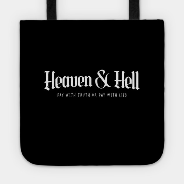 HEAVEN & HELL Tote by artslaves
