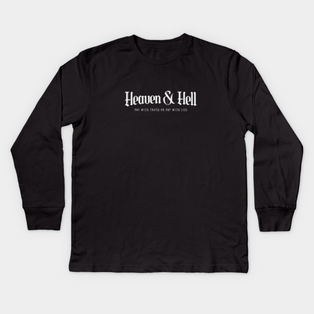 HEAVEN & HELL Kids Long Sleeve T-Shirt by artslaves