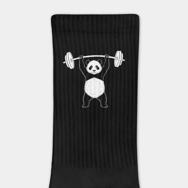 Panda Lifting Weights Gym Humor Workout by ArtistTee ⭐⭐⭐⭐⭐
