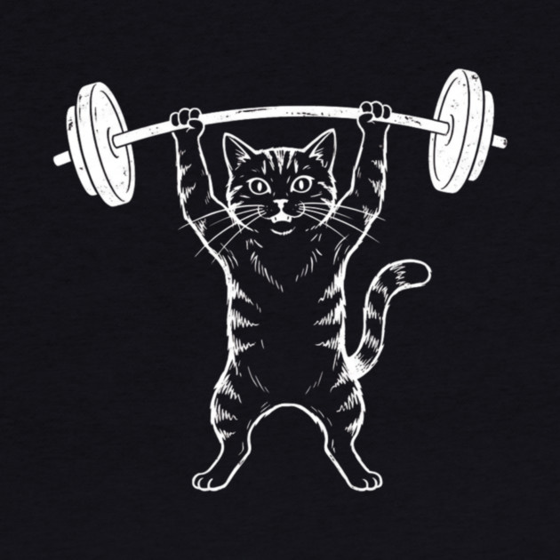 Gym Cat Funny Weightlifting Cat Lover by ArtistTee ⭐⭐⭐⭐⭐