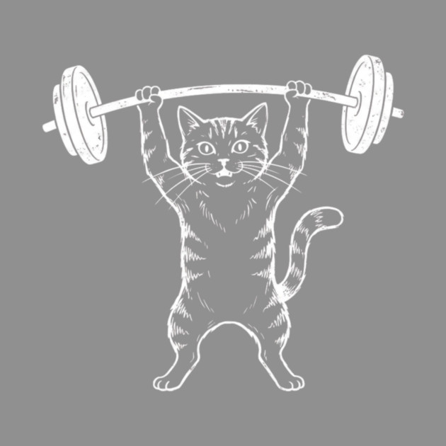 Gym Cat Funny Weightlifting Cat Lover by ArtistTee ⭐⭐⭐⭐⭐