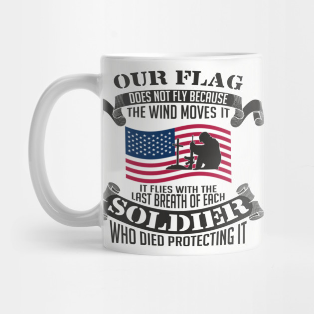 Our Flag Flies Patriotic Military USA Pride by Anticorporati